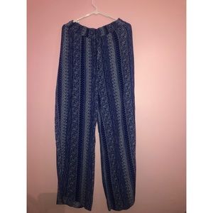 Forever21 blue Flowy pants